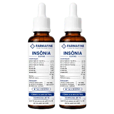 Fórmula para Insônia em Gotas 2 frascos